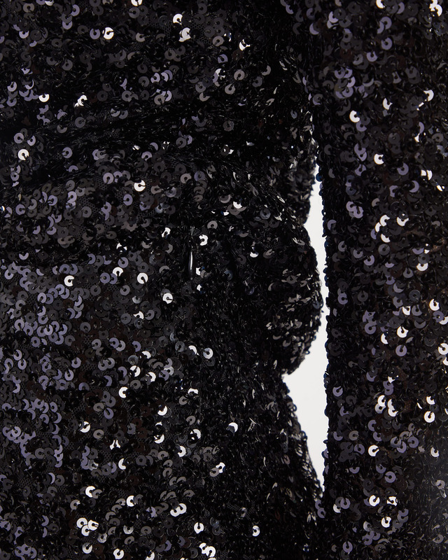 Wakakuu Icons Skirt Chloe Long Sequin  Black L