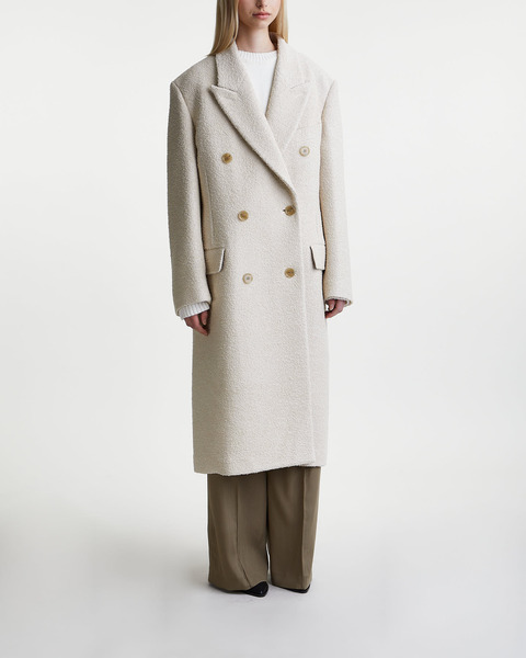 Coat Double Breasted Offwhite 2