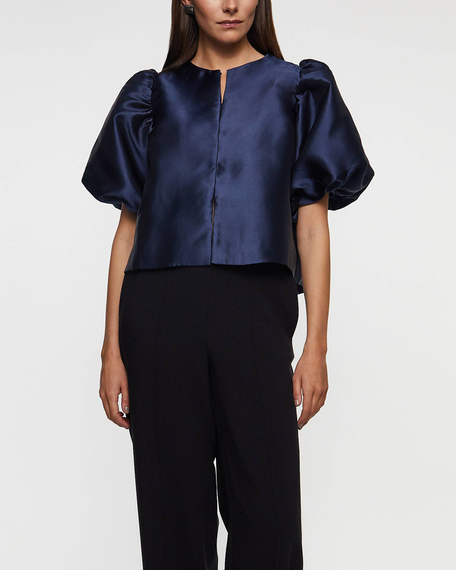 Malina Blouse Cleo Blue Blue XS