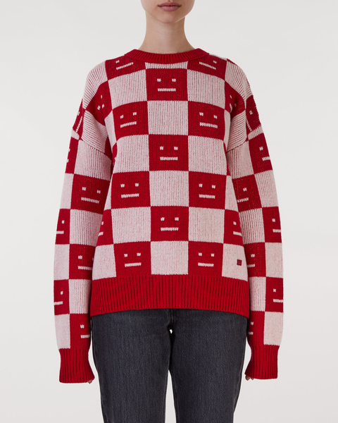 Sweater FA-UX-KNIT000050 Rosa/röd 1