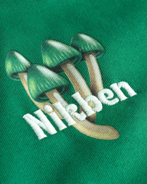 Hoodie Mushroom Grön 2