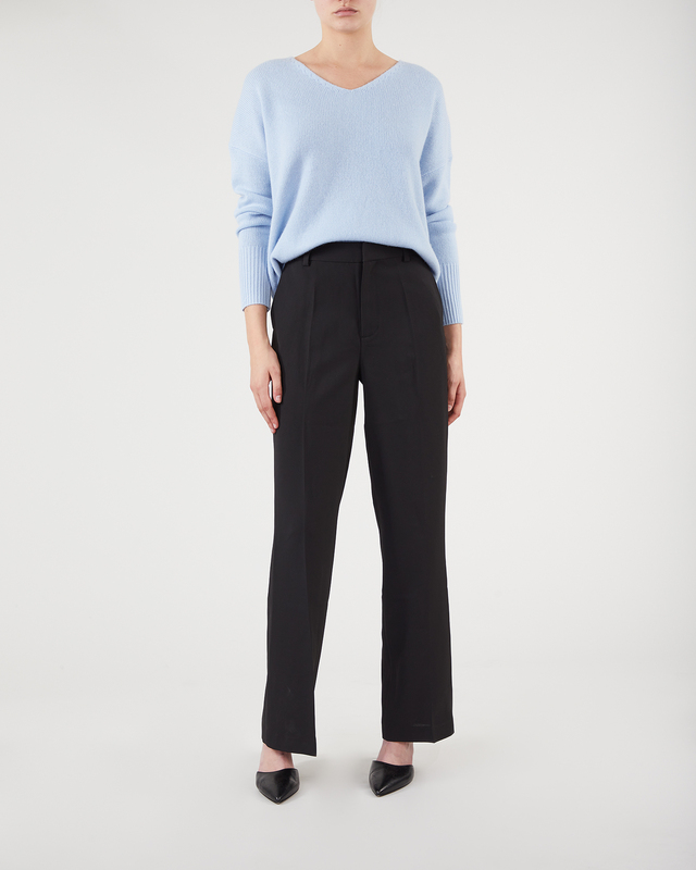 Wakakuu Icons Merle V-neck Knit Light blue M