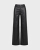 Wakakuu Icons Bukser Leather Flare Black 34
