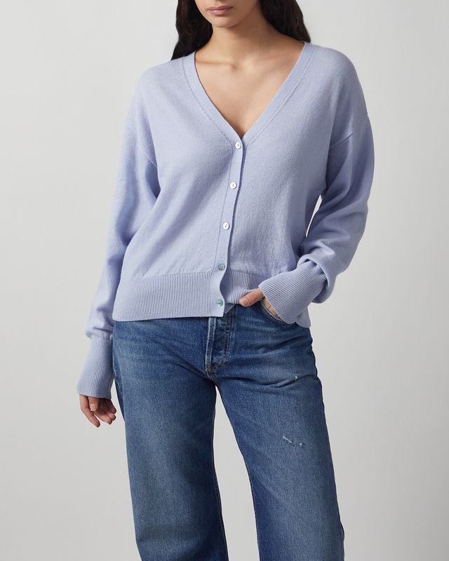 Wakakuu Icons Cardigan Harrow Cashmere Ljusblå XL