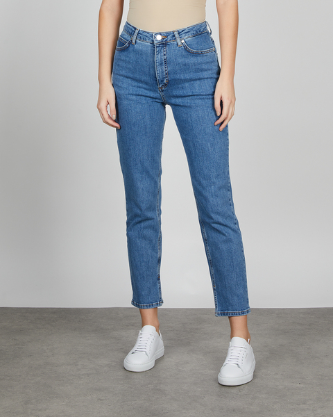 Jeans Katelyn Ankle Split Blå 1