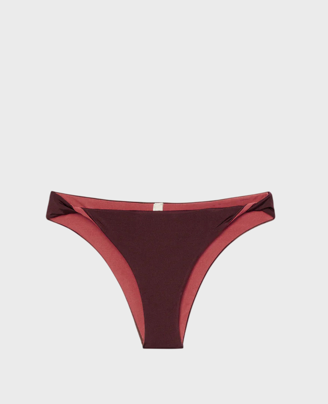 Seaquelle Bikini Bottom Twisted Burgundy M