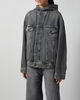 Acne Studios Jacket Hooded Denim Washed black XS-S
