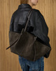 Yuzefi Tote-taske Large Mochi Suede Brown ONESIZE