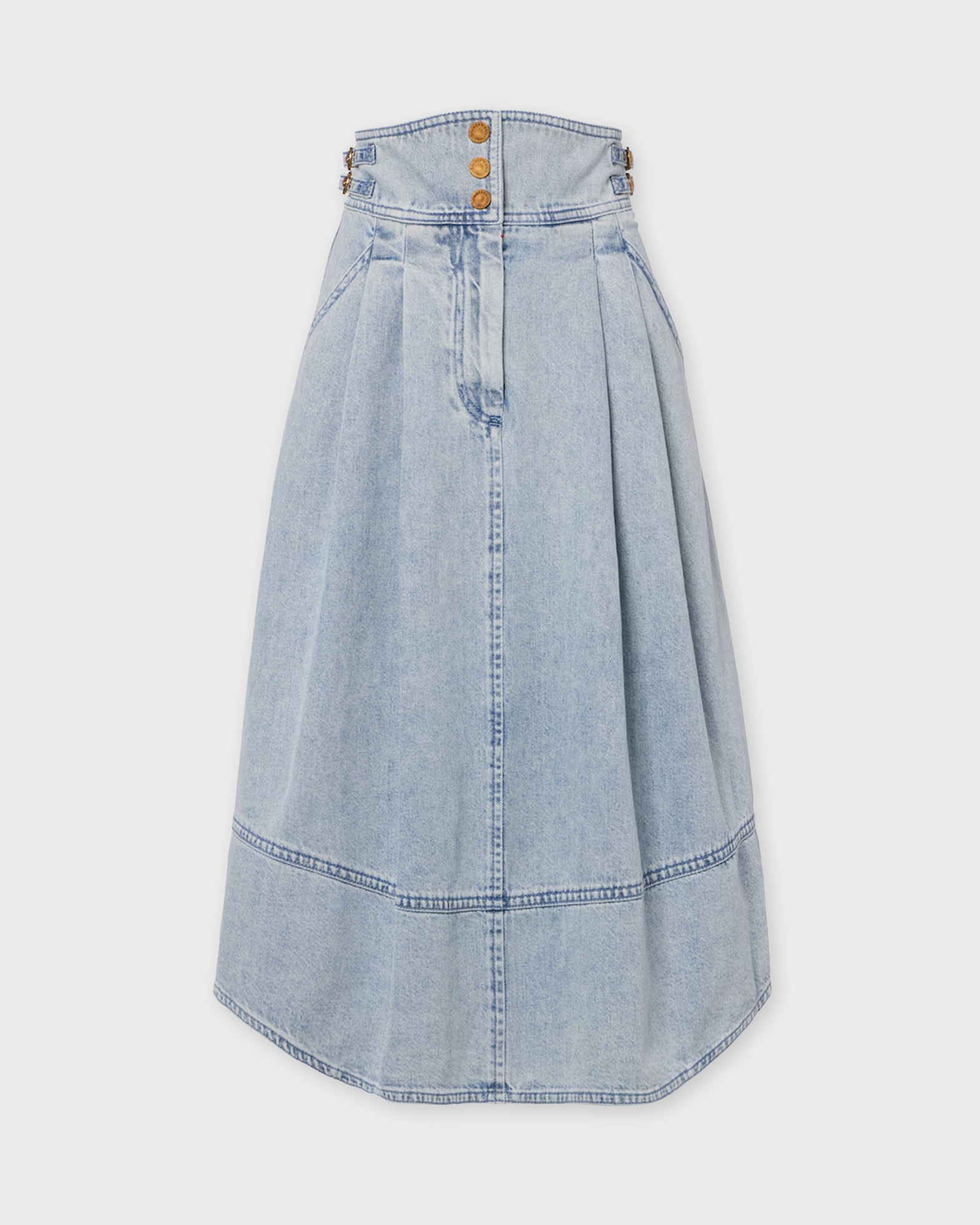 Zimmermann Women's Denim Skirt Midi 2 (M-L)