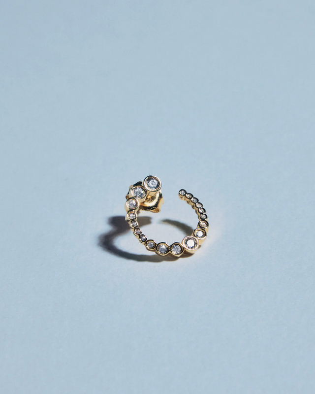 Ragbag Odette Spiral Earrings Guld ONESIZE