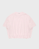 Acne Studios T-skjorte Logo Gathered Light pink XS