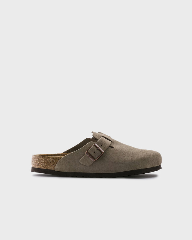 Birkenstock Tofflor Boston Soft Footbed Taupe EUR 36