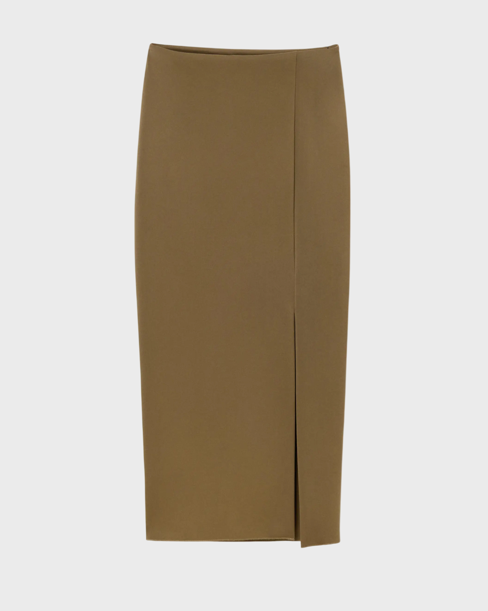 Dagmar Women's Dark Green Fitted Midi Skirt Mörkgrön Xs