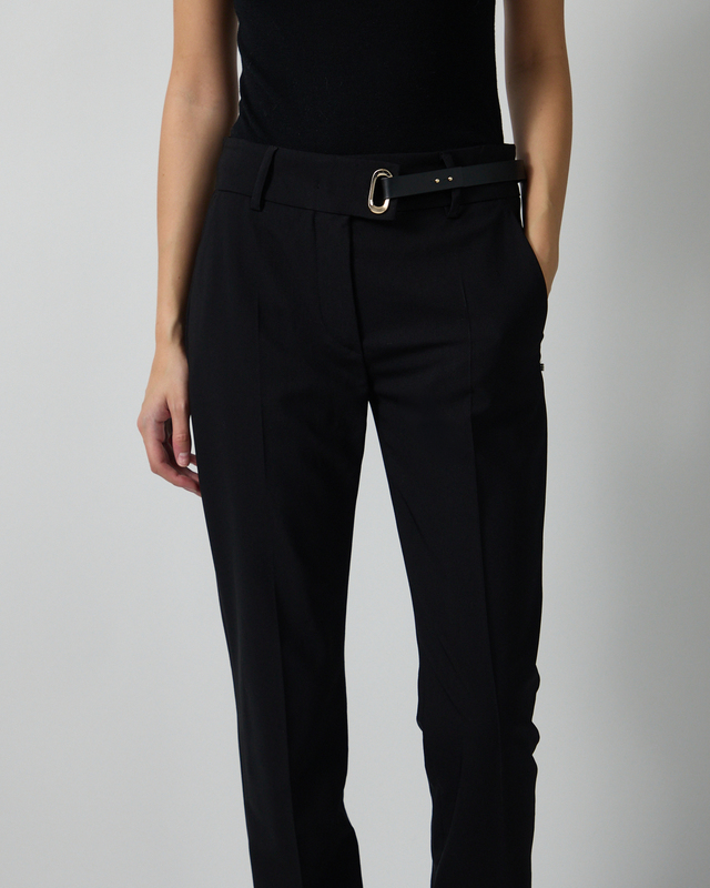 Sportmax Bukse Slim-Fit Stretch Black IT 42 (EUR M)