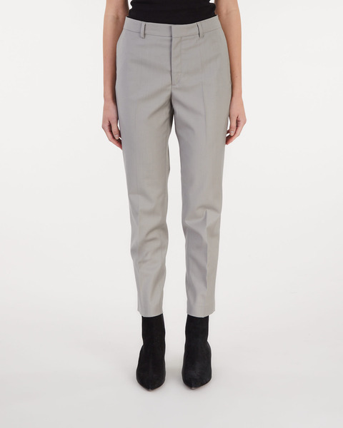 Emma Cropped Cool Wool Trouser Oyster 1