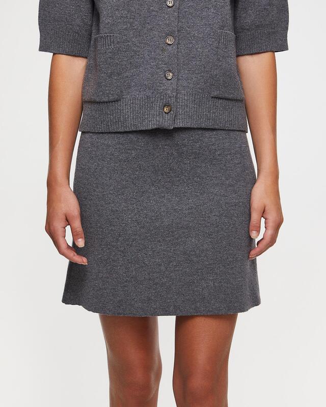 Wakakuu Icons Skirt Coventry Wool Grå M