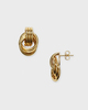 Anni Lu Earring Triplet  Gold ONESIZE