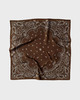 Le Scarf Skjerf Paisley Mocha Mousse 65x65 ONESIZE