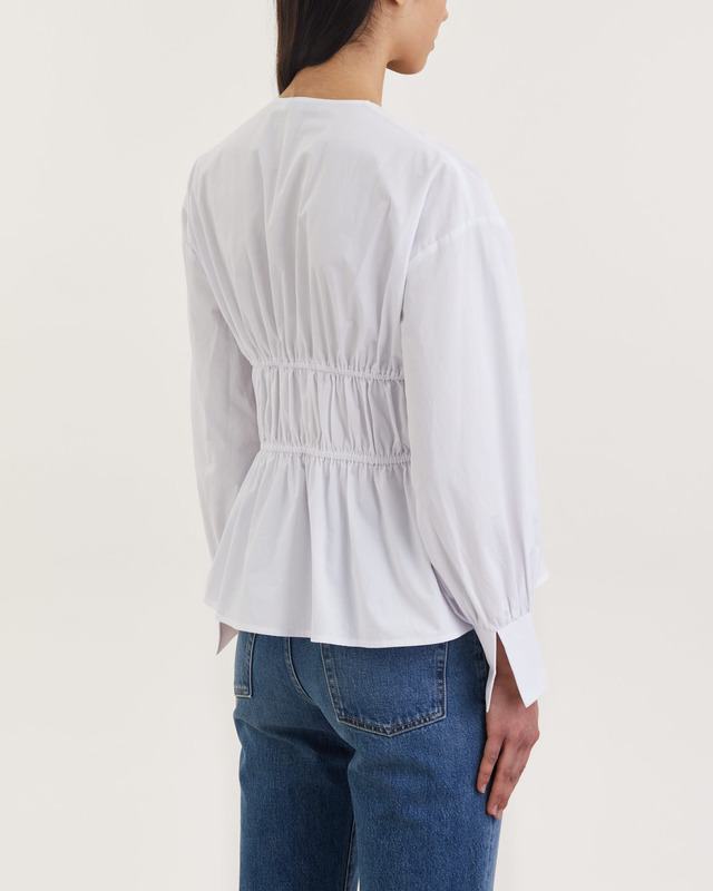 Wakakuu Icons Blus Chia Poplin Vit XS