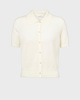 Vince Tröja Collared Button-Front  Offwhite L
