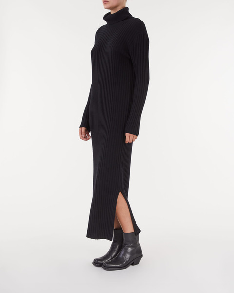 Klänning Emilia Ribbed Svart 1