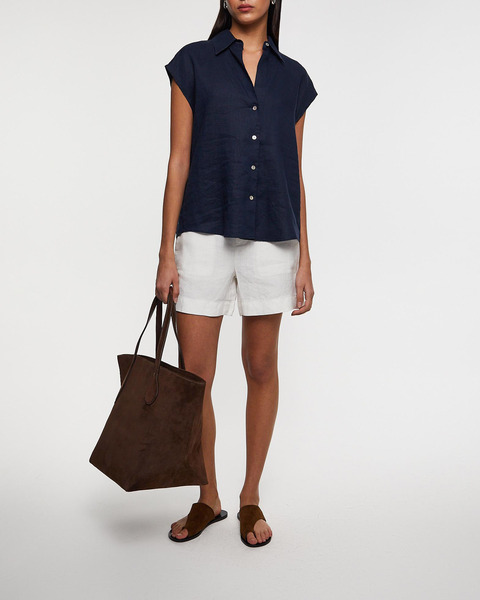 Shorts Hemp Mid Rise Offwhite 2