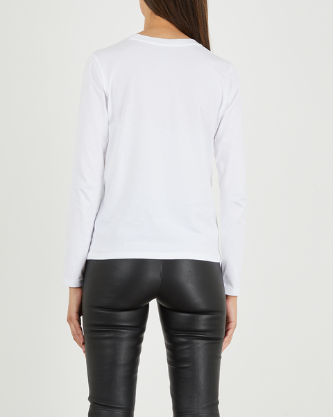 Top Lng Slv Tee Knit Vit 2