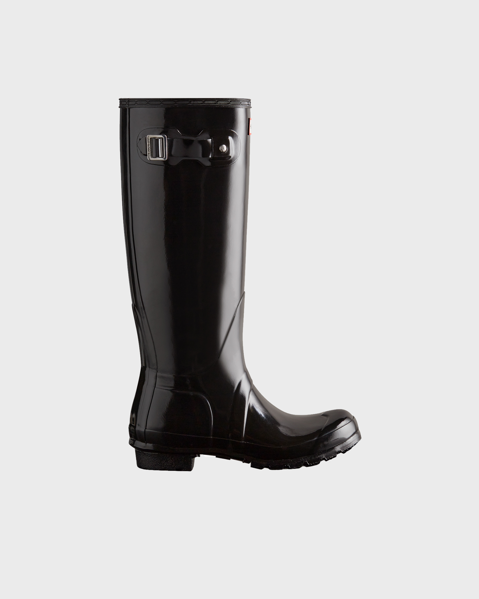 Hunter Women's Black Boots Original Tall Gloss Eur 37
