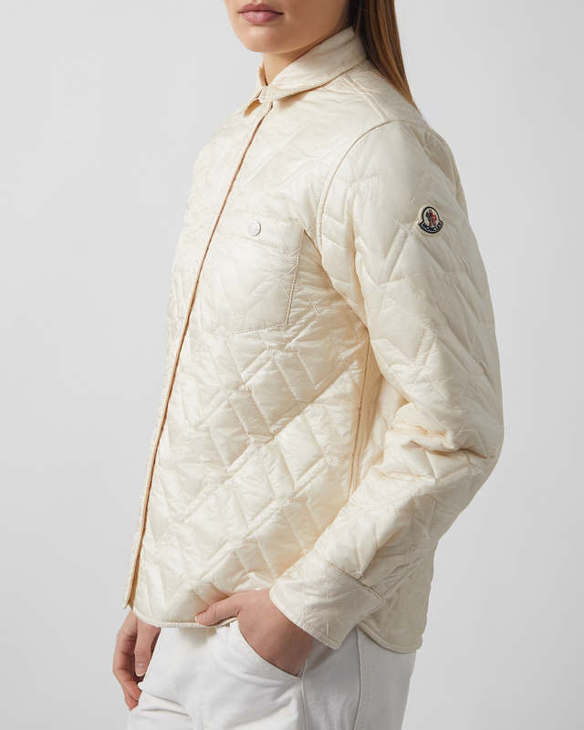 Moncler Jacket Quilted Shirt White XL
