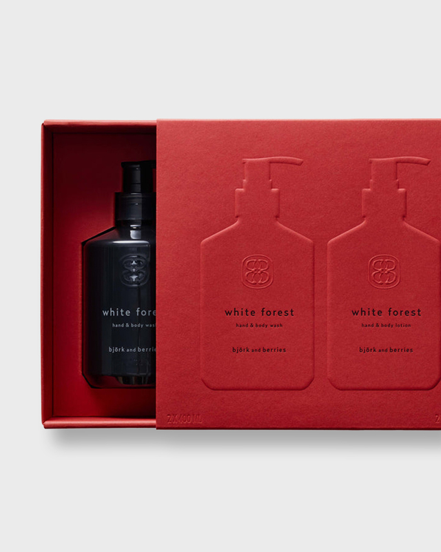 Björk and Berries  Hand & Body Duo White Forest Transparent ONESIZE