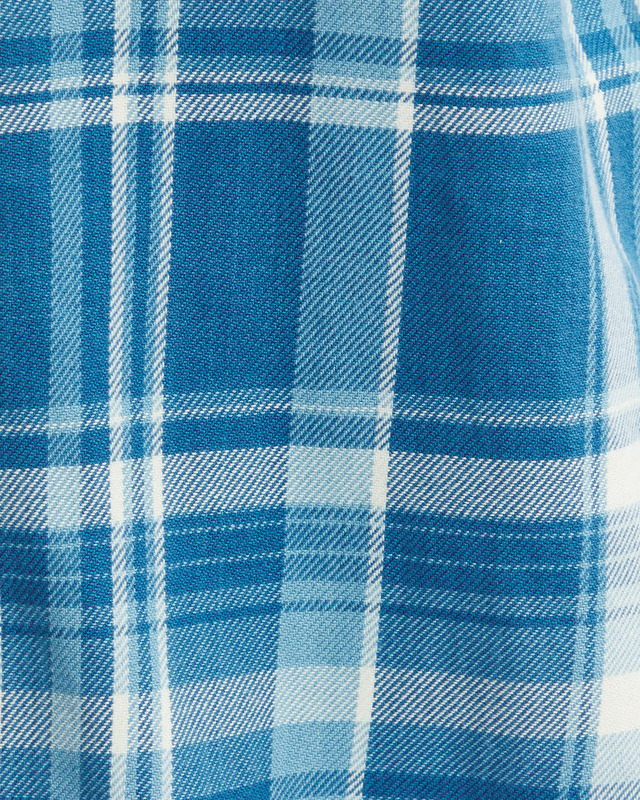 Polo Ralph Lauren Skjorta Oversize Plaid Twill Vit/blå S