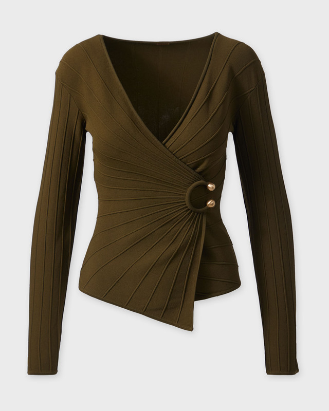 Cult Gaia Top Collette Green S