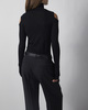 Wakakuu Icons Topp Merino Wool Sania Cut Out Svart L