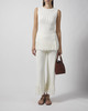 Malina Top Amal Knitted Fringe White S