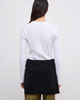 Dagmar Top Scoop Jersey White L