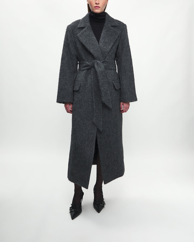Almada Label  Coat Ivy Mörkgrå S