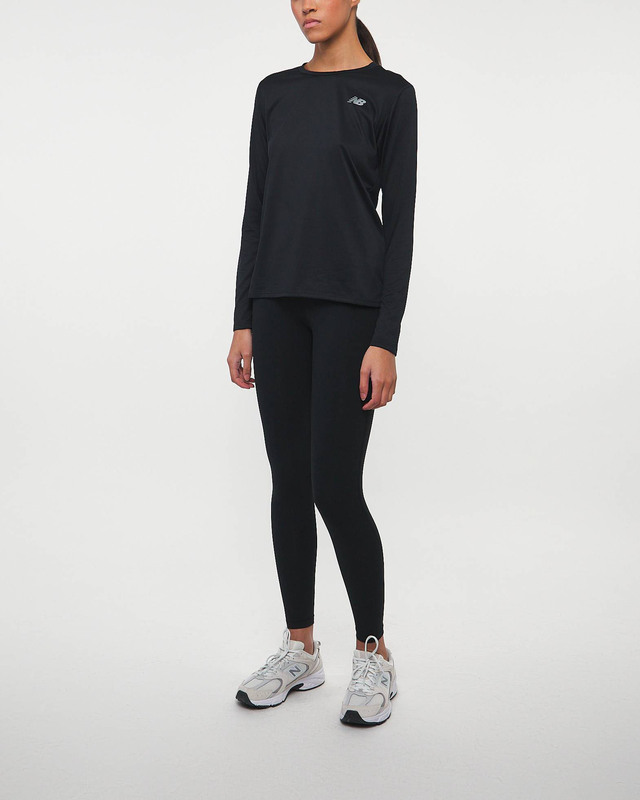 New Balance Topp Sport Essentials Long Sleeve Svart M