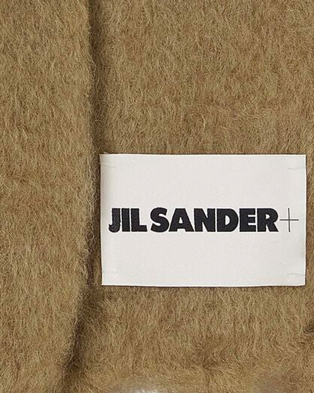 Jil Sander Wool Blend Scarf Brun ONESIZE