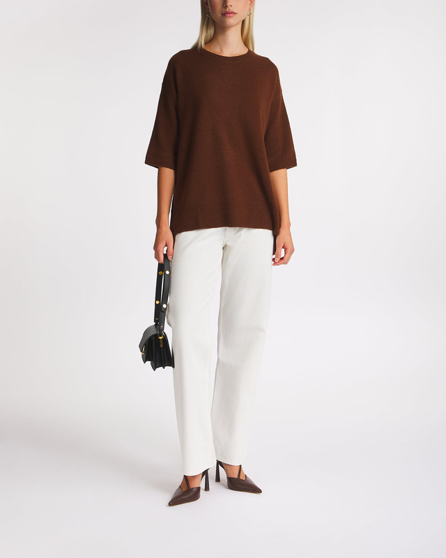 LISA YANG Sweater Camille Cashmere Brown 2 (M-L)