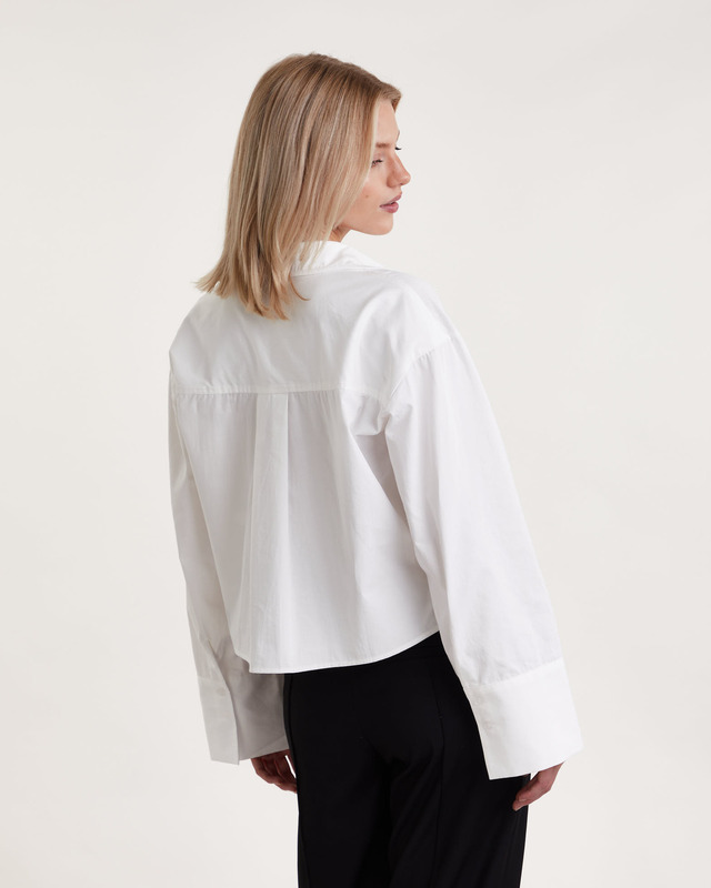 Wakakuu Icons Shirt Aliya Cropped White L