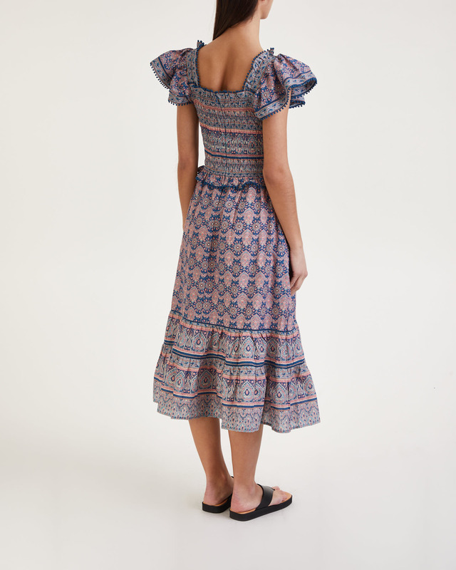 Sea New York Klänning Parker Smocked Lila M