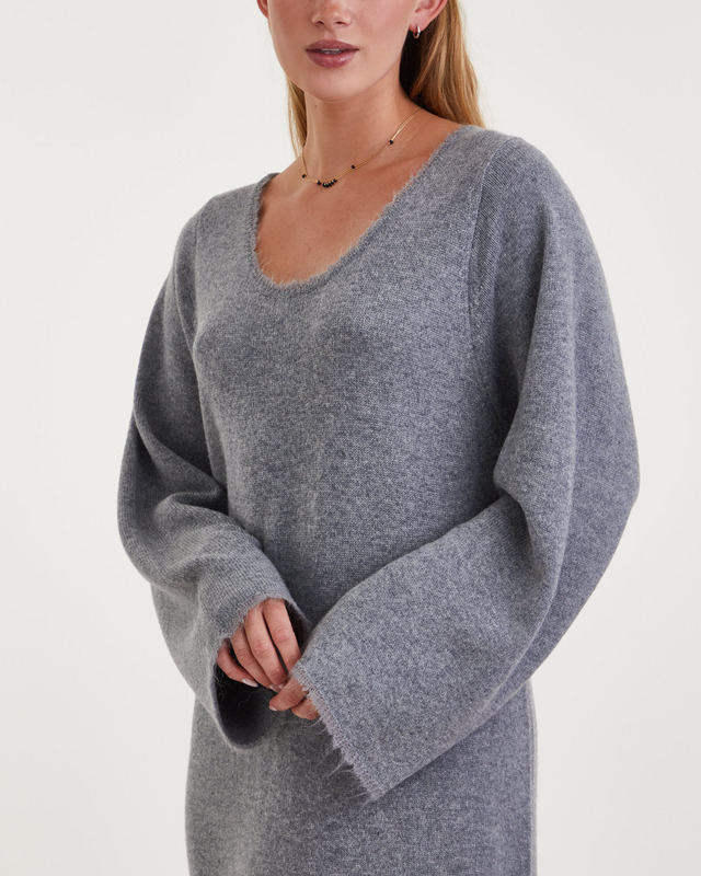 By Malene Birger Klänning Lovella Grey melange L