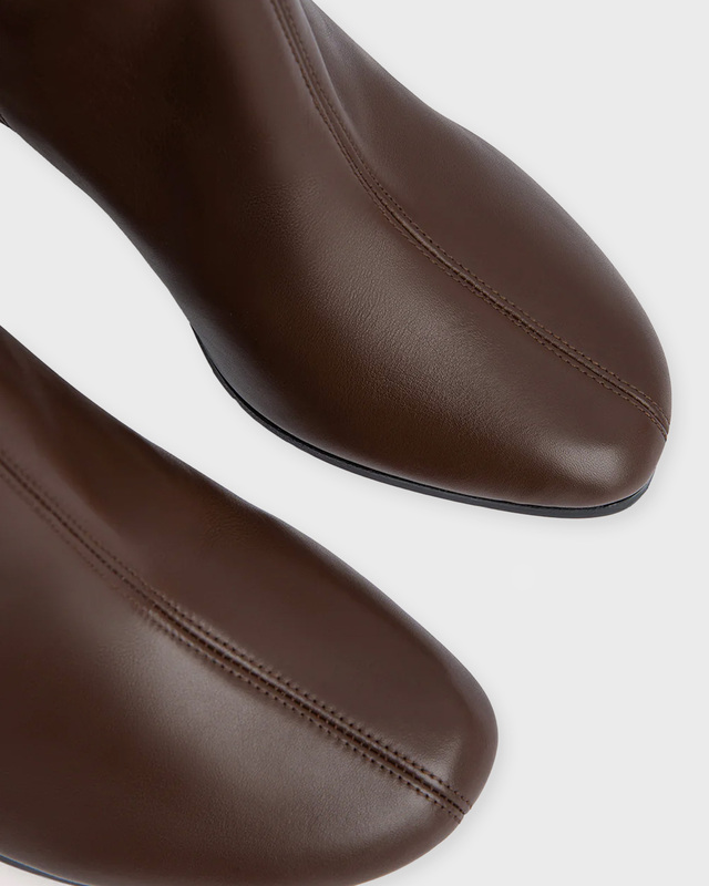 By Far Boots Vlada Bear Nappa Leather Brown EUR 39