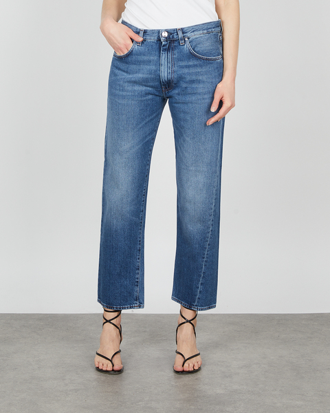 Jeans Twisted Seam Washed blue 1