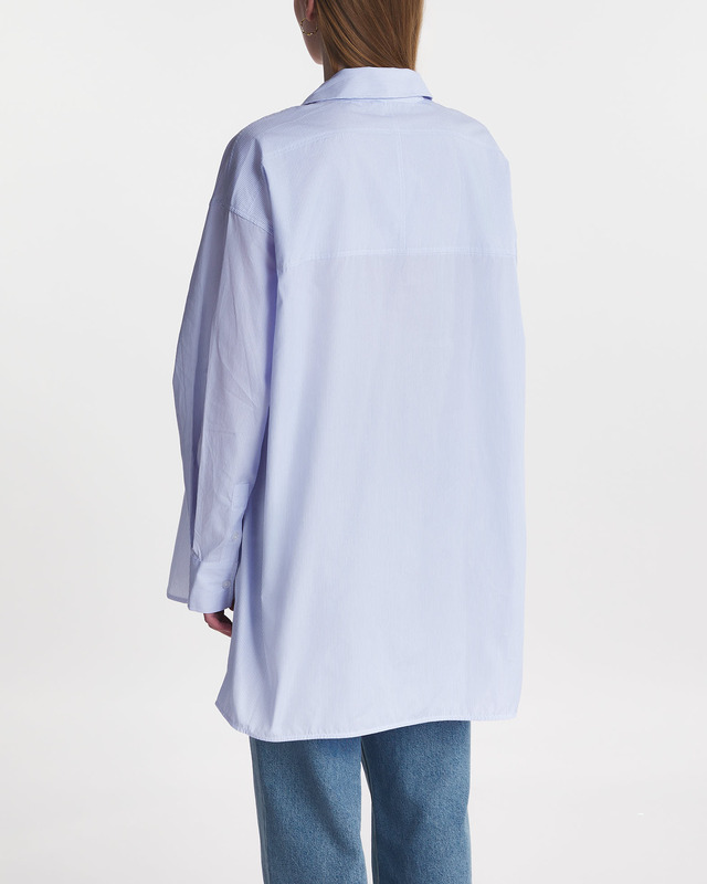 Anine Bing Shirt Chrissy Blue/White L