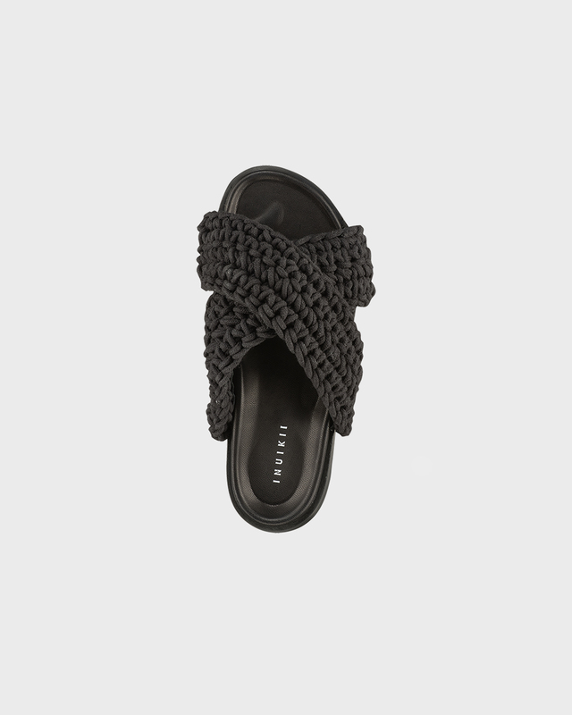 Inuikii Sandals Woven Black EUR 37