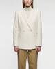 Theory Kavaj Relaxed Double-Breasted Crepe Beige US 8 (EUR 40)