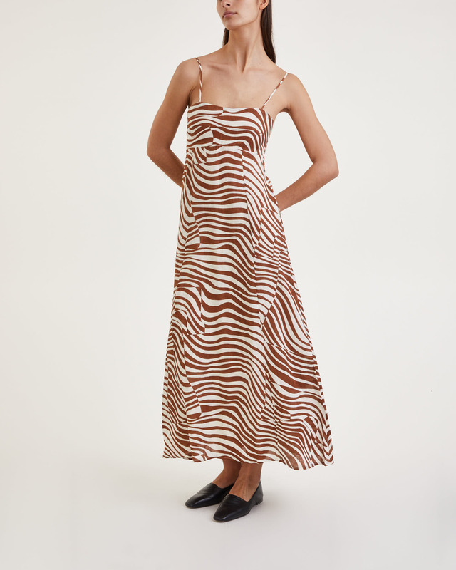 Faithfull The Brand Klänning Sorso Midi Multicolor S