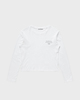 Acne Studios T-shirt Distressed Logo Offwhite XXS/XS