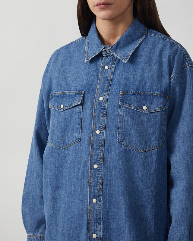 Jeanerica Skjorta Angela Vintage blue S